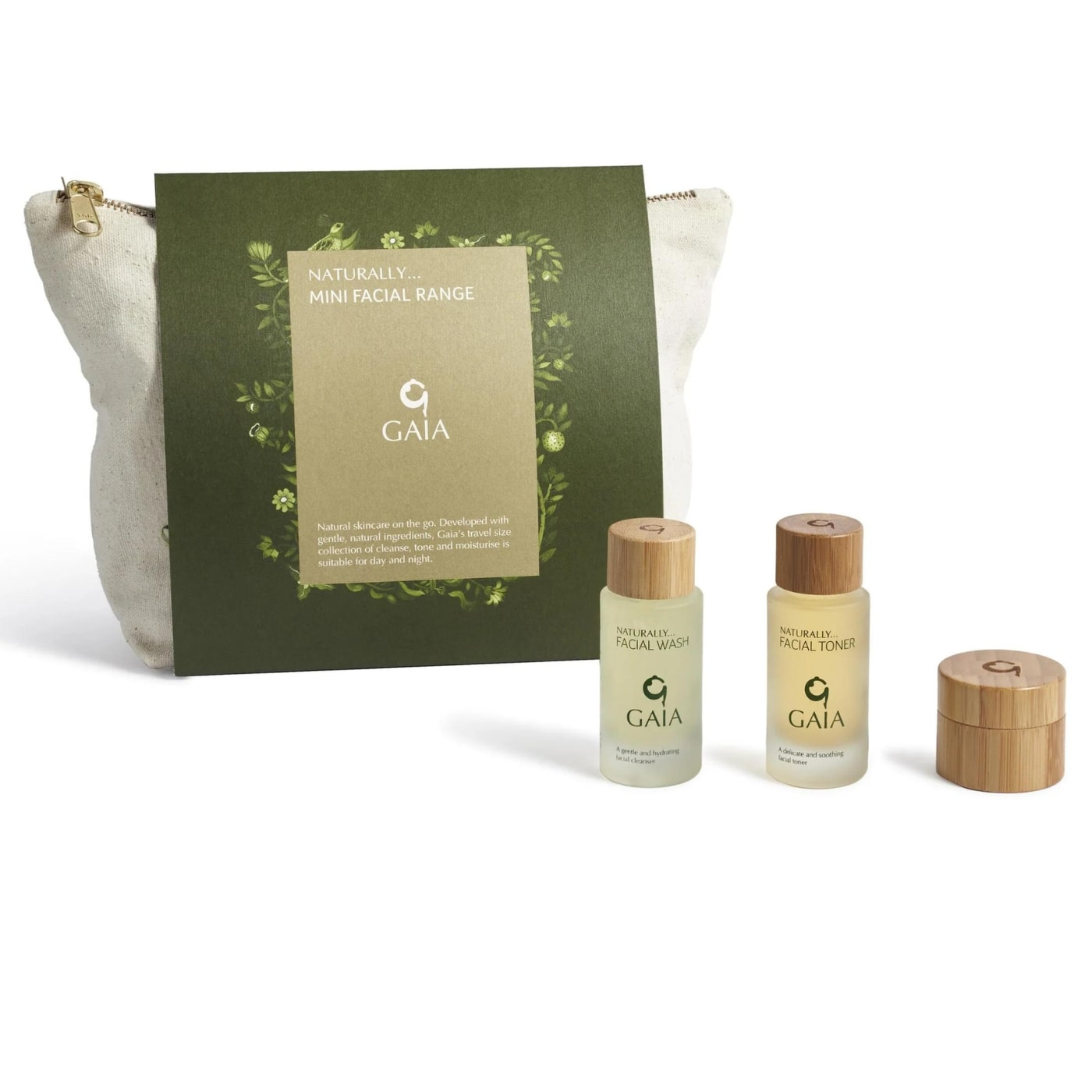 Portfard cu produse mini pentru îngrijirea facială | Produse SkinCare