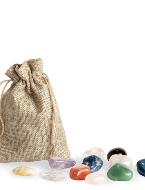 Set Cristale Chakre cu Săculeț